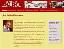 Tablet Screenshot of poseidon-forstenried.de